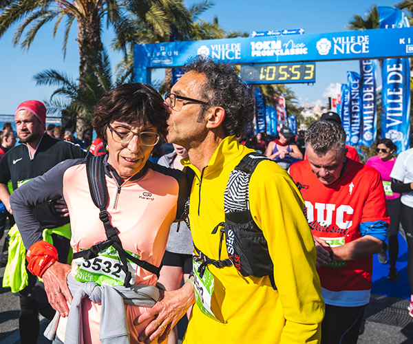 10 KM arrivée couple